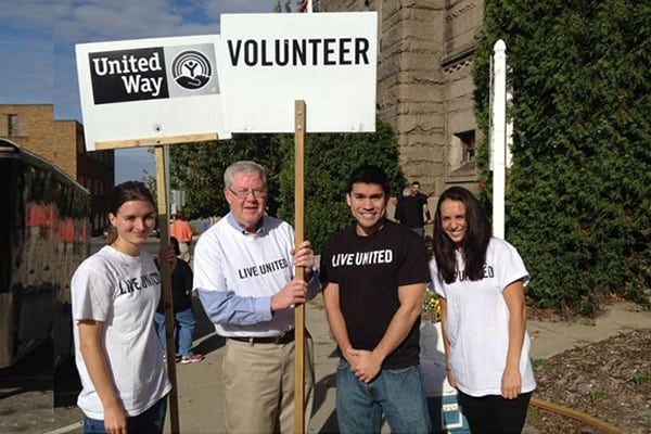 United Way takes Day of Caring volunteer effort to the streets