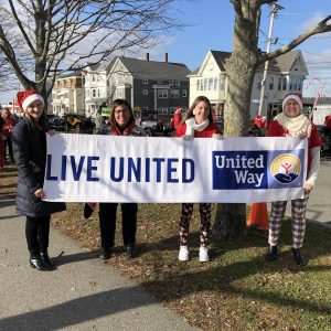 2018 Fall River Children's Christmas Parade marchers