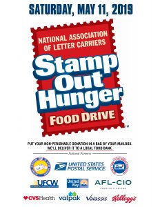 Stamp Out Hunger 2019 advertisement