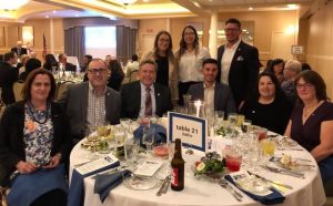 BankFive table at the 2019 United Way of Greater Fall River Annual Dinner