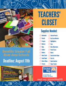 2023 Annual Teachers' Closet flyer