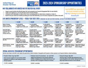 United Way Sponsorship Opportunities