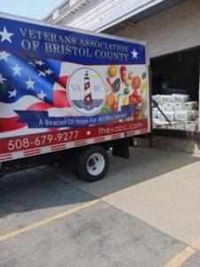 Veterans Association of Bristol County food pantry truck